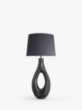 Industville Ornate Ellipse Table Lamp, Pewter