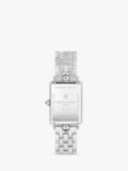 Frederique Constant FC-200MPW2AC6B Women's Classics Art Deco Carrée Automatic Bracelet Strap Watch, Silver