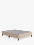 Sealy Posturepedic Exquisite Divan Base, Rich Oak Legs, Super King Size