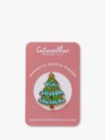 Caterpillar Cross Stitch Christmas Tree Needle Minder