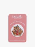 Caterpillar Cross Stitch Gingerbread House Needle Minder