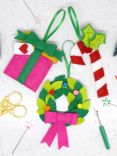 The Make Arcade Deck the Halls Felt Tree Decorations Sewing Kit