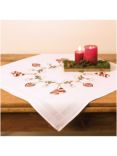 Rico Design Christmas Bells Embroidered Tablecloth Kit