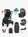 Cosatto Wow 3 Carrycot, Pushchair, Acorn i-Size Car Seat and Base with Accessories Everything Bundle
