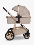 Cosatto Wow 3 Carrycot, Pushchair, Acorn i-Size Car Seat and Base with Accessories Everything Bundle, Whisper