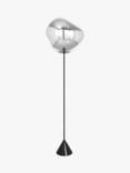 Tom Dixon Melt Cone Slim Floor Lamp, Silver