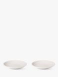 Villeroy & Boch NewMoon Porcelain Flat Serving Bowl, Set of 2, 25cm, White