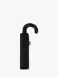 totes ECO-BRELLA Manual Leatherette Crook Handle Umbrella, Black