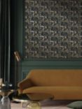 Mini Moderns Emma's Apartment Wallpaper, Olive/Gold MMTLG06OL