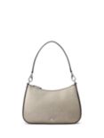 Lauren Ralph Lauren Danni 26 Leather Shoulder Bag, Pewter