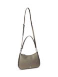 Lauren Ralph Lauren Danni 26 Leather Shoulder Bag, Pewter