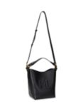 Lauren Ralph Lauren Witley Leather Bucket Bag, Black