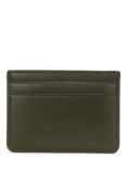 Lauren Ralph Lauren Leather Slim Card Holder, Dark Olive