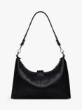 Radley Sloane Street Herringbone Medium Zip Top Shoulder Bag, Black