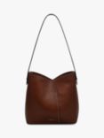 Radley The Cordelia Leather Medium Open-Top Shoulder Bag, Walnut