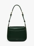 Radley Newton Place Leather Saddle Bag, Racing Green