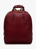 Radley Dukes Place Icon Leather Medium Zip-Around Backpack, Cranberry