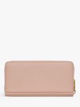 Radley Swanning Around Leather Large Zip Around Matinee Purse, Prairie Pink