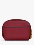 Radley Liverpool Street 2.0 Icon Leather Abstract Floral Medium Bifold Purse, Cranberry/Multi