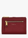 Radley Larkswood 2.0 Leather Medium Bifold Purse, Cranberry