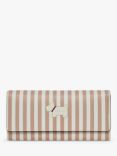 Radley Heritage Dog Outline Leather Stripe Large Flapover Matinee, Silt