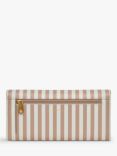 Radley Heritage Dog Outline Leather Stripe Large Flapover Matinee, Silt