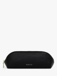 Radley Commute Street Leather Medium Zip Top Pencil Case, Black