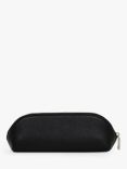 Radley Commute Street Leather Medium Zip Top Pencil Case, Black