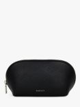 Radley Commute Street Leather Medium Make Up Bag, Black