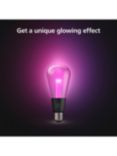 Philips Hue White & Colour Changing Ambiance Wireless Lighting LED with Bluetooth, 6.8W E27 Screw Bulb, Single