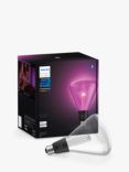 Philips Hue White & Colour Changing Ambiance Wireless Lighting LED with Bluetooth, 6.8W E27 Screw Bulb, Single