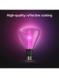 Philips Hue White & Colour Changing Ambiance Wireless Lighting LED with Bluetooth, 6.8W E27 Screw Bulb, Single