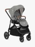 Joie Baby Versatrax Pushchair, Ramble XL Carrycot, i-Snug Car Seat and i-Base On the Go Encore Bundle, Pebble