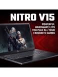 Acer Nitro V15 Gaming Laptop, Intel Core i7 Processor, 16GB RAM, 512GB SSD, RTX 4060, 15.6” Full HD, Black