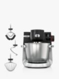 Bosch Series 6 Intelligent Sensing Integrated Scale Stand Mixer, Black