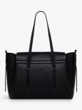 Radley The Chancery Leather Large Flapover Shoulder Bag, Black