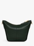 Radley Oak Street Leather Small Zip Top Crossbody Bag, Racing Green