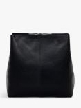 Radley Dukes Place Icon Leather Weave Triple Compartment Shoulder Bag, Black