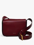 Radley Westwell Lane Small Flapover Crossbody Bag, Cranberry