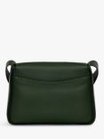 Radley Westwell Lane Leather Medium Flapover Crossbody Bag, Racing Green