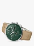 Junghans Men's Meister Chronoscope Automatic Leather Strap Watch