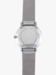 Junghans 47/4851.44 Women's FORM Damen Mesh Strap Watch, Silver