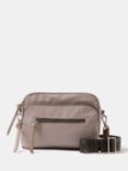 Mint Velvet Nylon Crossbody Bag, Natural