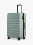 Antler Icon Stripe 4-Wheel 78cm Large Expandable Suitcase, Mist Blue