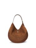 Polo Ralph Lauren Polo ID Suede Shoulder Bag, Cinnamon