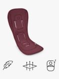 Bugaboo Dual Comfort Seat Liner, Black Cherry