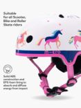 Micro Scooters Unicorn Bike/Scooter Kids' Safety Helmet, Extra Small