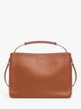 Flattered Harper Grande Leather Shoulder Bag, Cognac