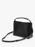 Flattered Hedda Leather Midi Cross Body Bag, Black