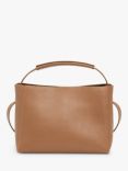 Flattered Hedda Leather Midi Cross Body Bag, Nut